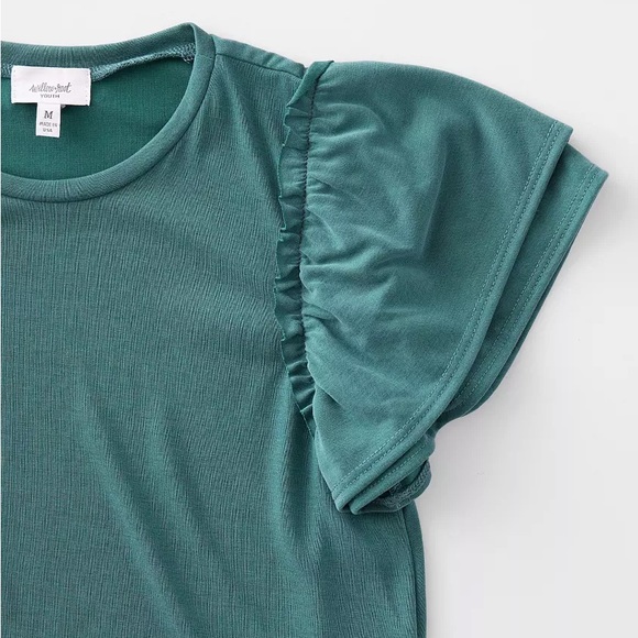 Willow & Root Girls Ruffle Top - Picture 3 of 4